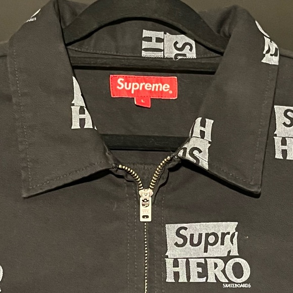 NEW Black Supreme x ANTIHERO Work Jacket - Picture 3 of 6